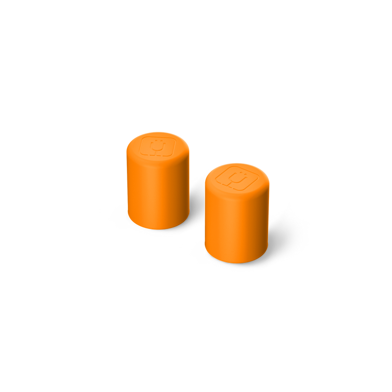 Magnetic Straw Cover | Clementine | 2-Pack J2