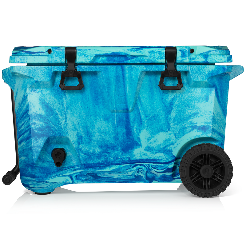 BrüTank 55-Quart Rolling Cooler | Ocean Swirl W9